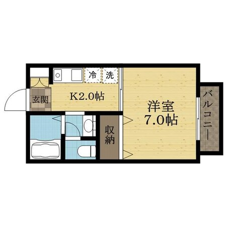 広野駅 徒歩1分 1階の物件間取画像